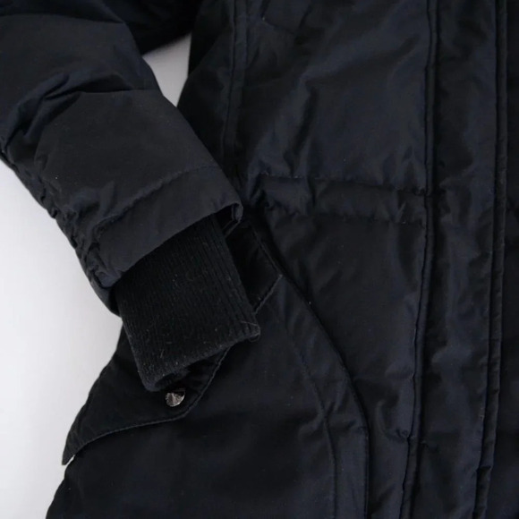 Sam Edelman Black Parka with Faux Fur Trim Hood Size Small - Picture 8 of 15